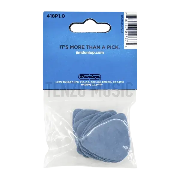 [object Object] Dunlop Tortex Standard 1.0mm Blue Guitar Pick  (12 Pack)