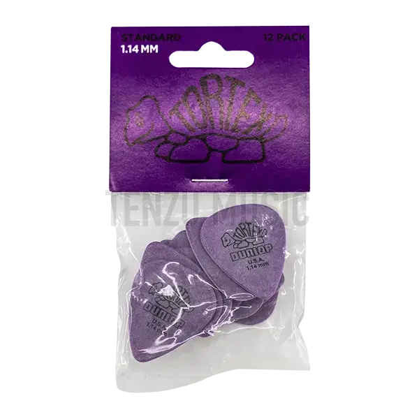 [object Object] Dunlop Tortex Standard 1.14mm Purple Guitar Pick  (12 Pack)