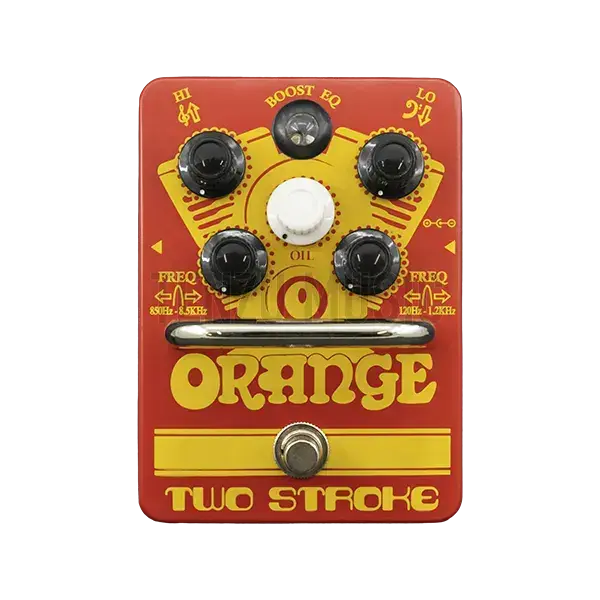 [object Object] Orange Two Stroke Boost EQ Pedal