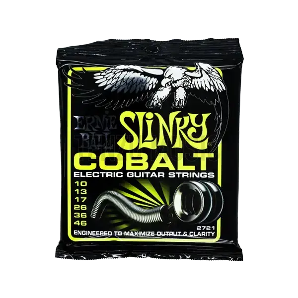 [object Object] ernie ball slinky cobalt 10 46